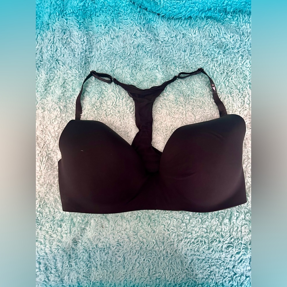 VS black front snap bra 36DD